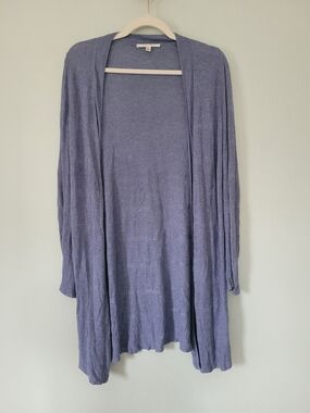 Periwinkle Open-Front Draped Cardigan - Cyrus - Size S